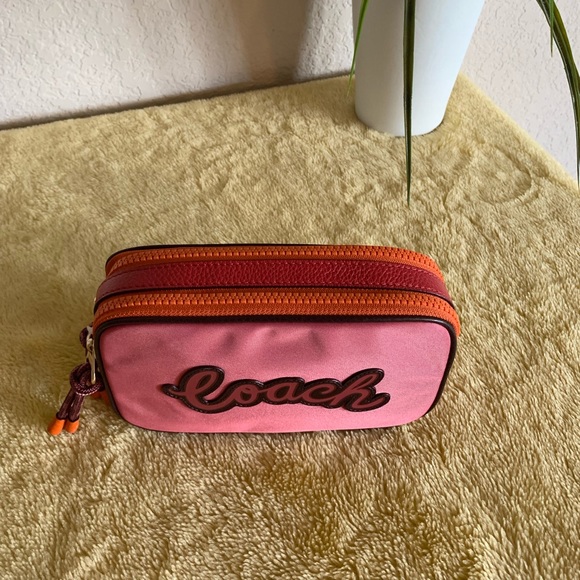 Coach Bags Coach F77682 Vale Double Zipper Crossbody Pouch Poshmark